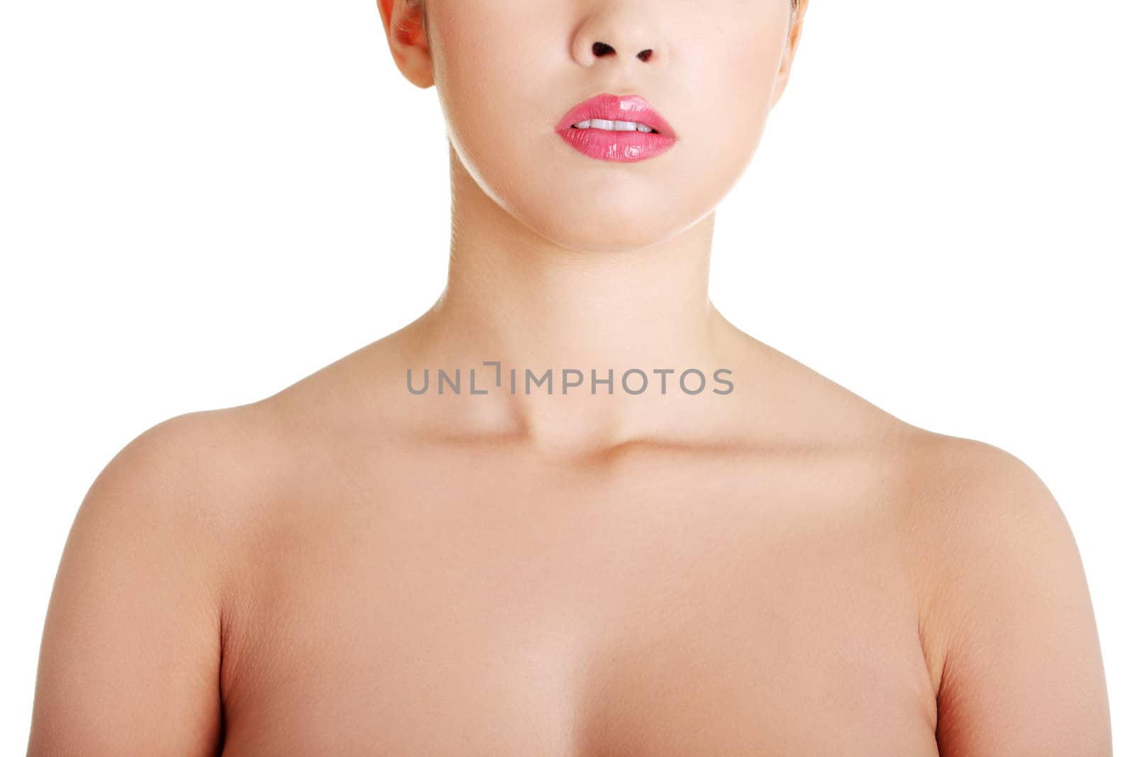 Young woman neck by BDS