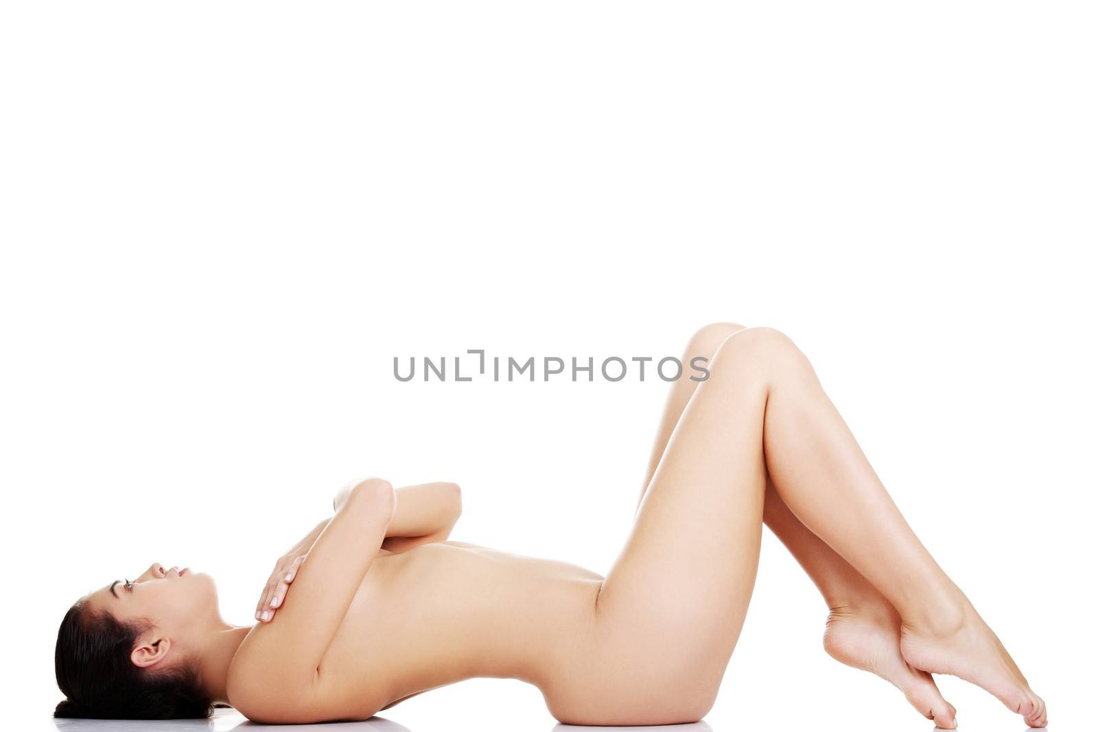 Sexy naked woman lying down by BDS