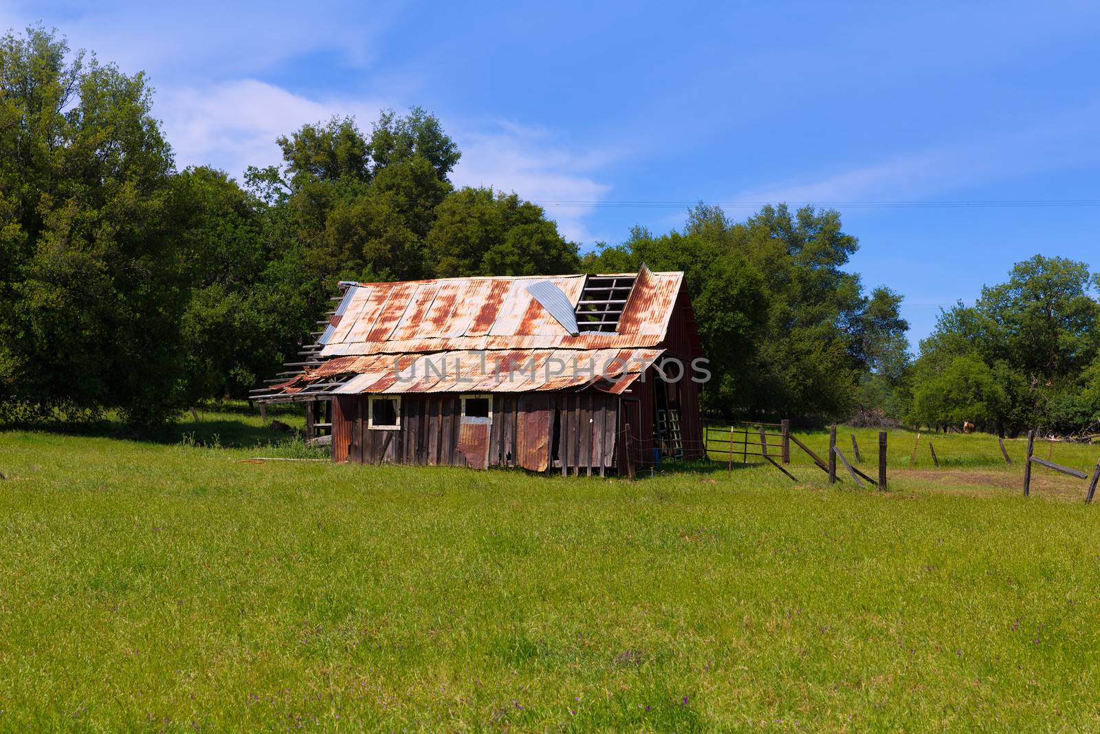 Calfornia Western style wooden houses in USA