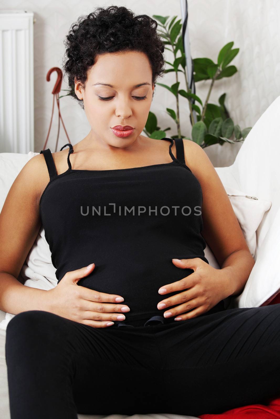 Young pregnant woman by BDS