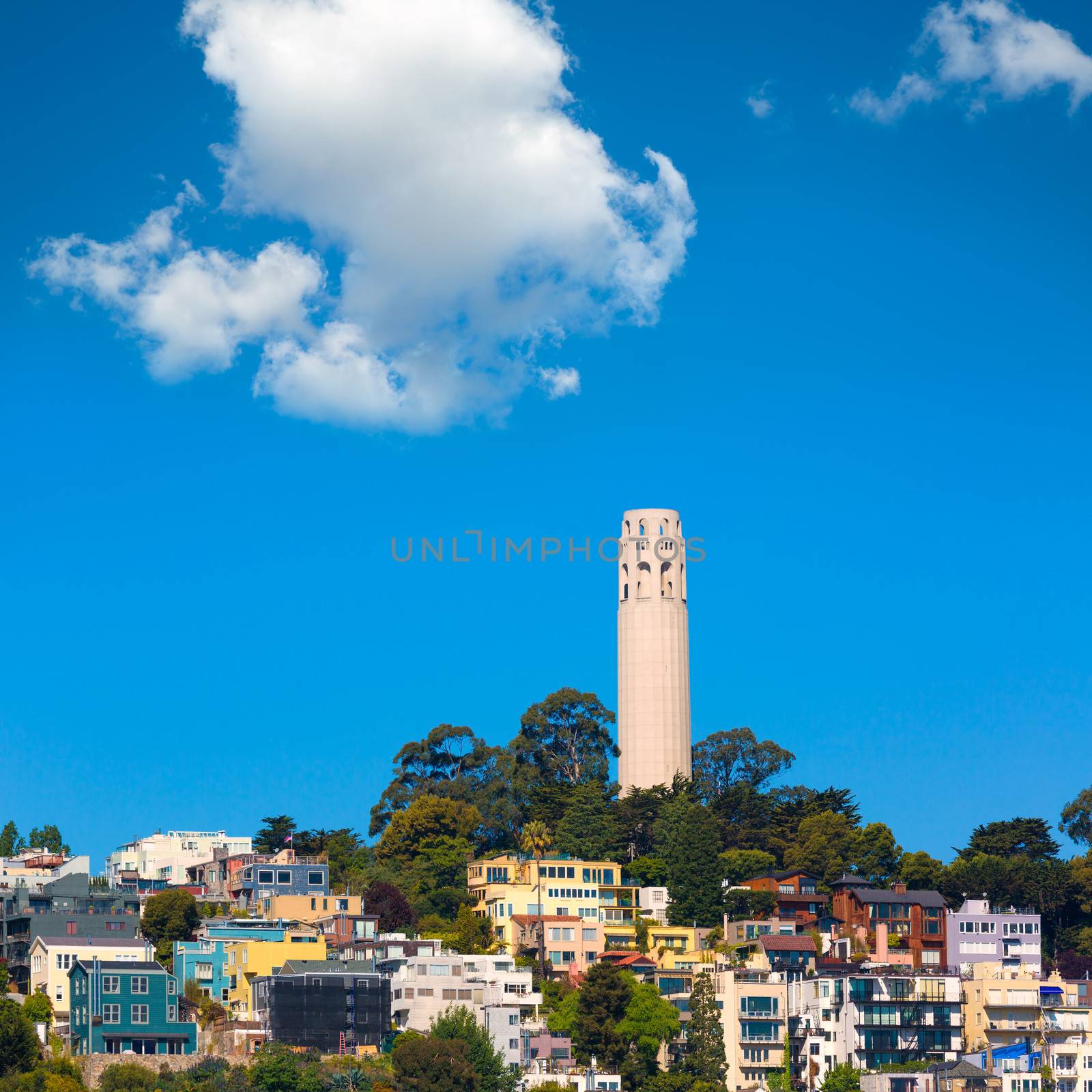 Coit Tower San Francisco California by lunamarina