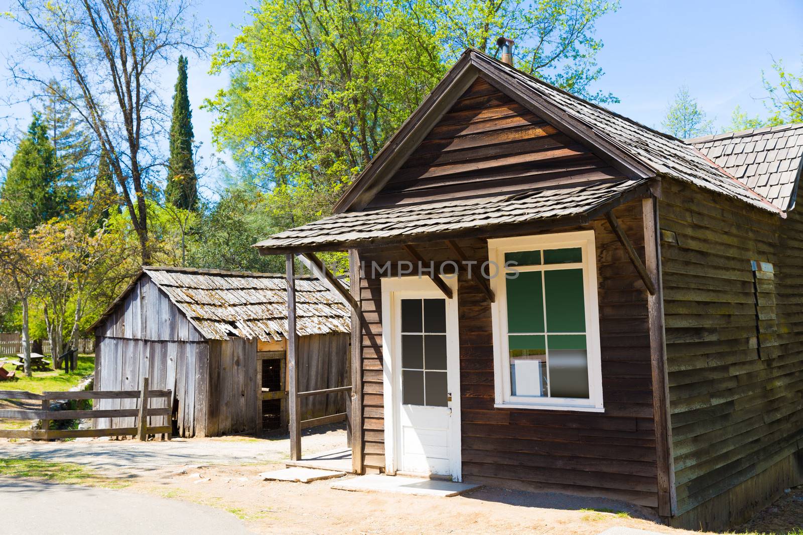 California Columbia a real old Western Gold Rush Town in USA