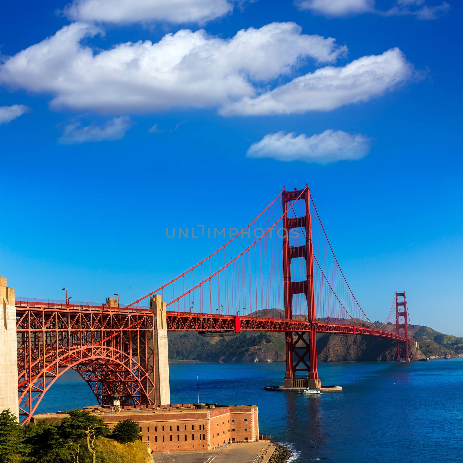 Golden Gate Bridge San Francisco from Presidio California by lunamarina