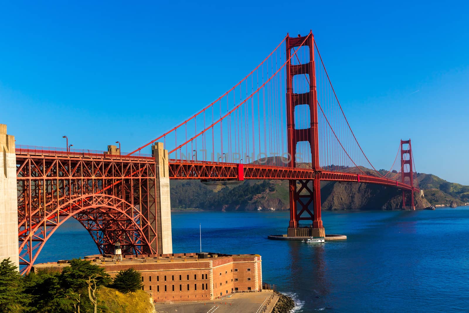 Golden Gate Bridge San Francisco from Presidio California by lunamarina