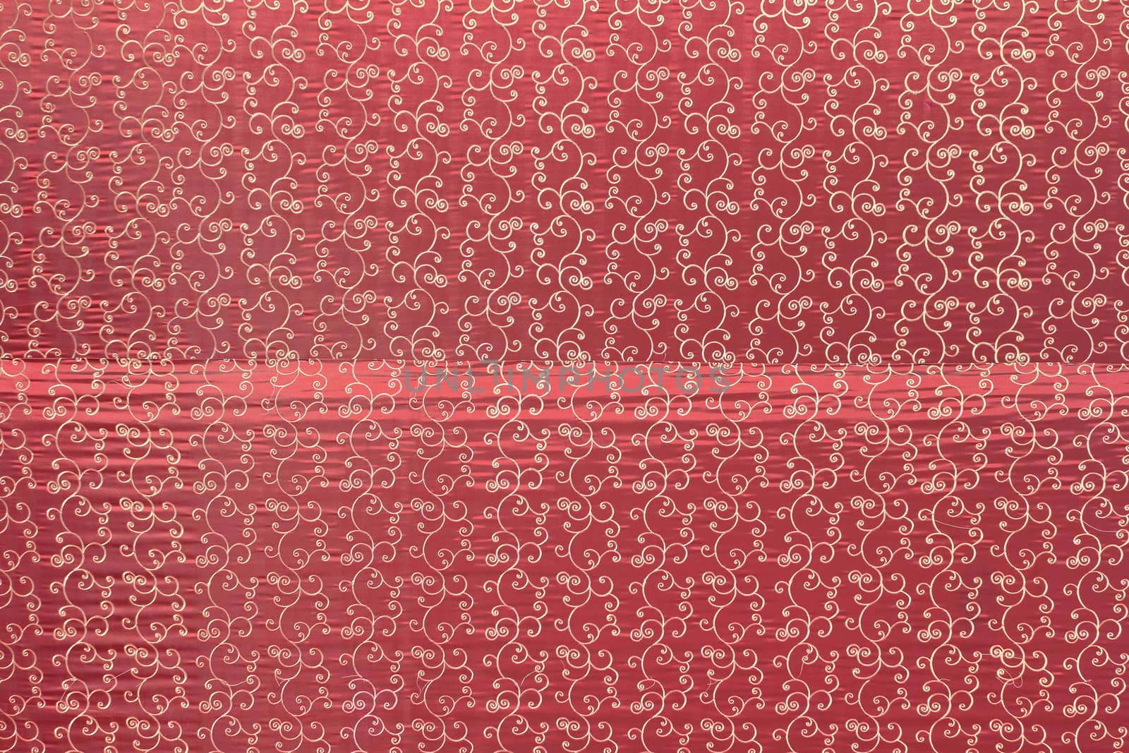 Red fabric texture background