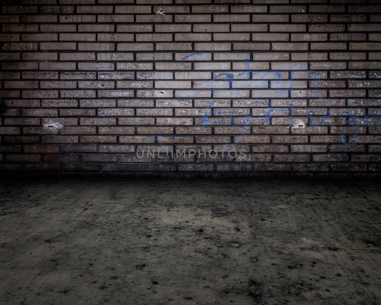 Bricks Wall Room Stage by okanakdeniz