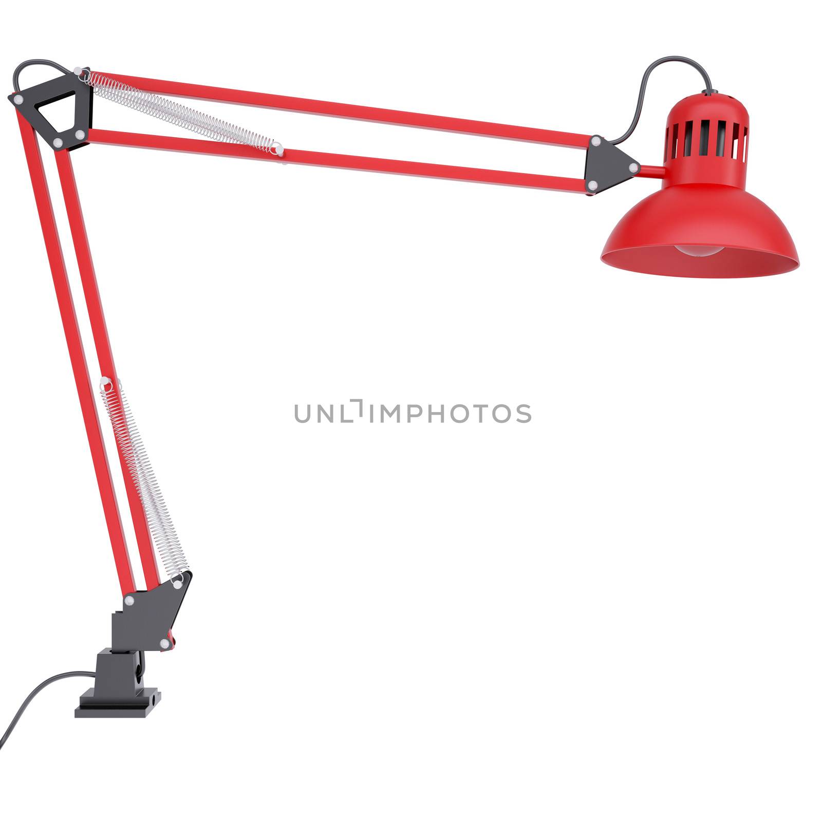 Red table lamp by cherezoff