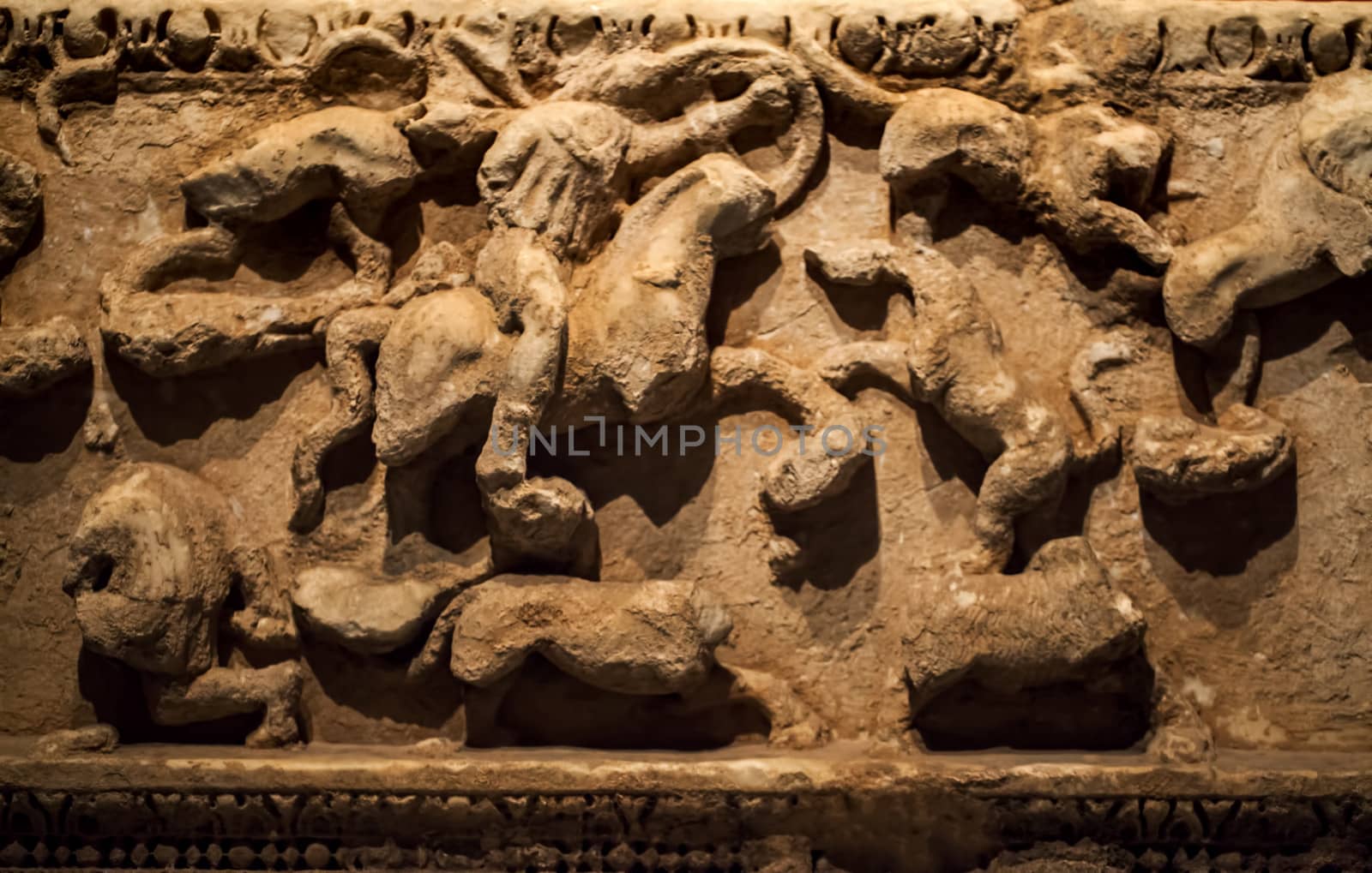 Antique age Marble Face and Body Statue by okanakdeniz