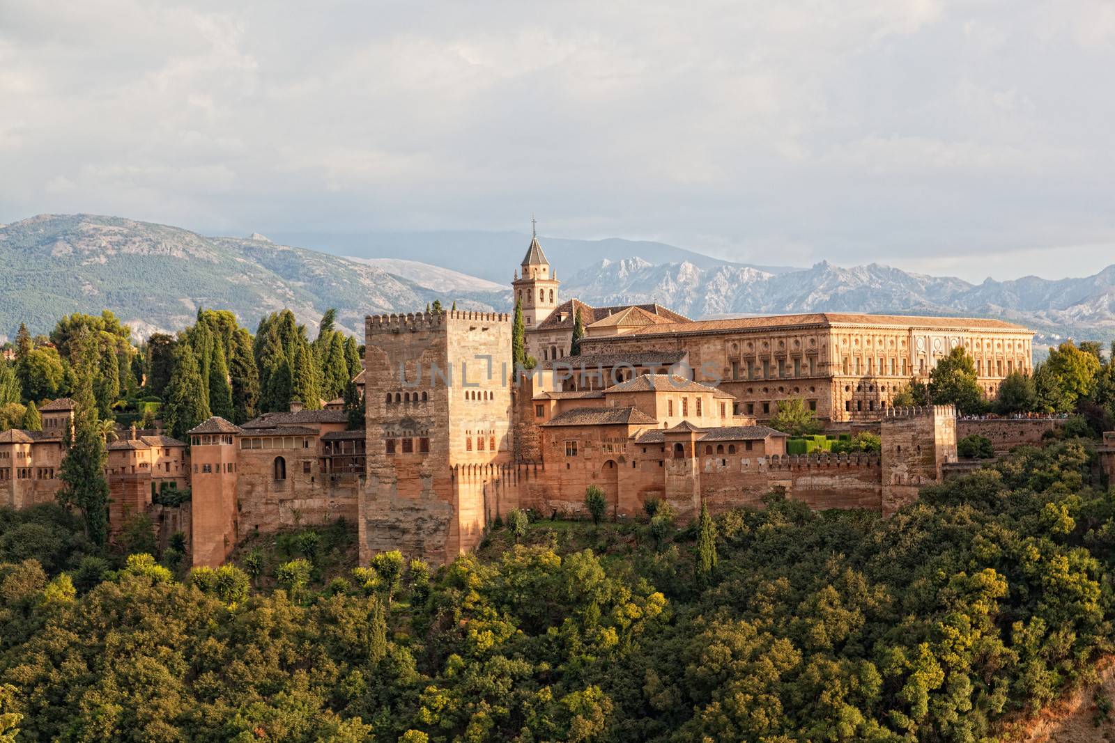 ancient arabic fortress of Alhambra, Granada, Spain by elena_shchipkova