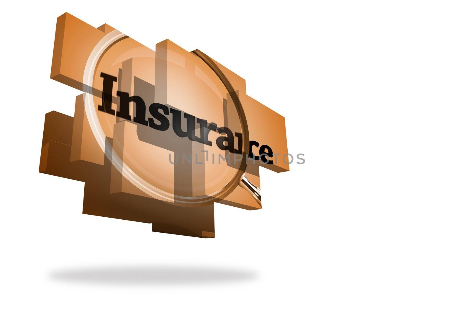 Insurance on abstract screen by Wavebreakmedia