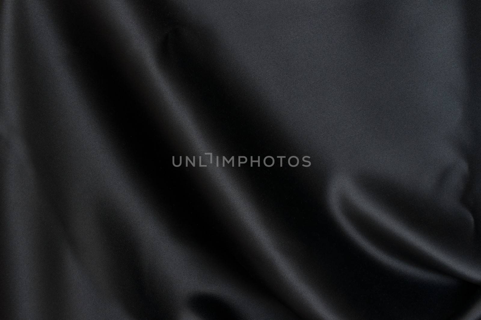 Black Texture - Dark Wavy Glossy Silk Drapery 