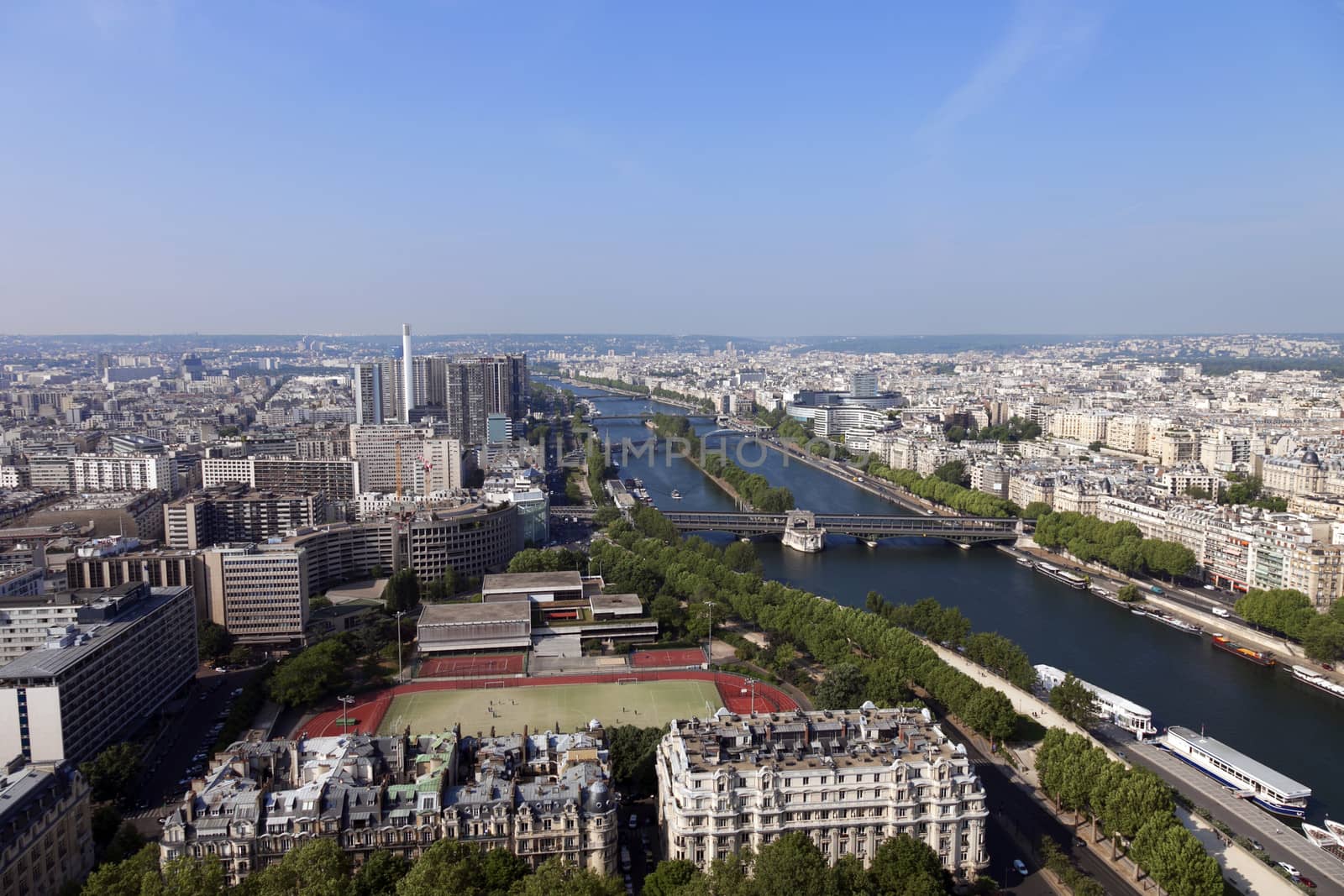 Paris, city view with the Eiffel Tower