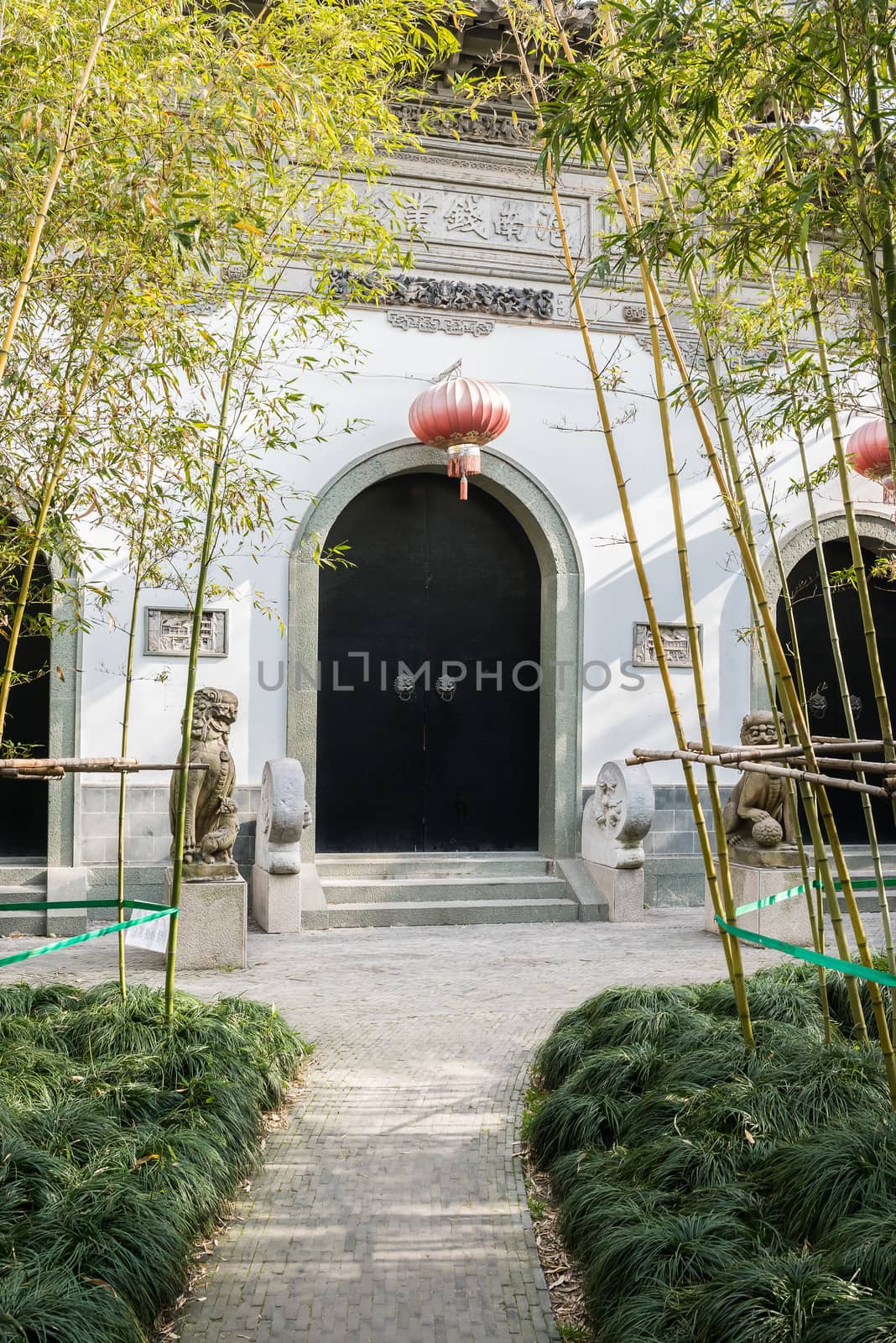 temple of gucheng park shanghai in popular republic of china