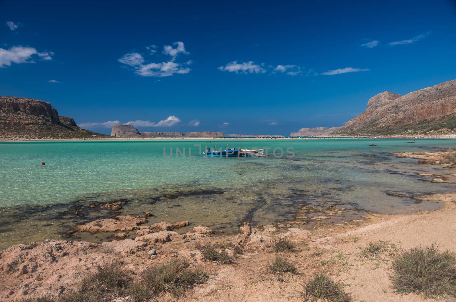 The wonderful lagoon of Balos beach in Crete