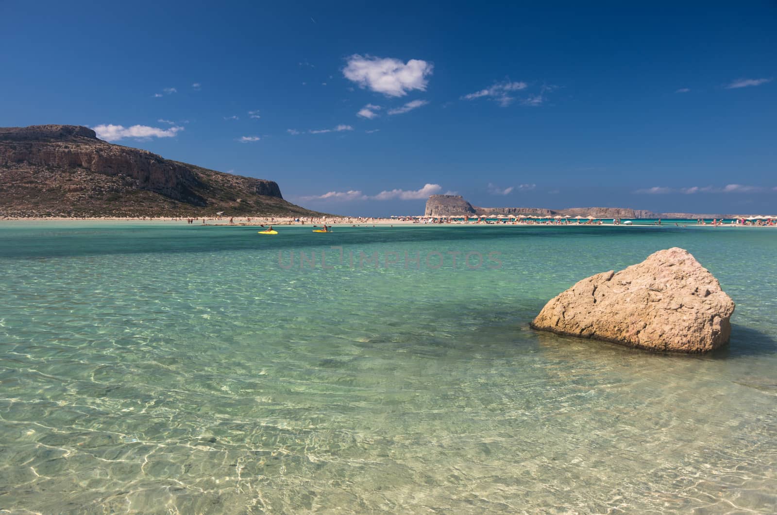 The Balos Beach lagoon in Crete by ellepistock