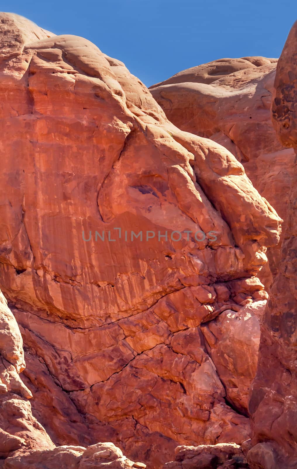  Rock Canyon Man Arches National Park Moab Utah  by bill_perry