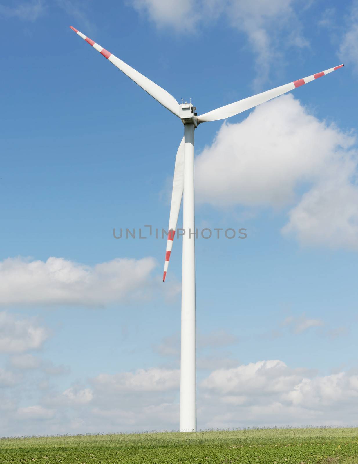 One windmill power generator. by BDS
