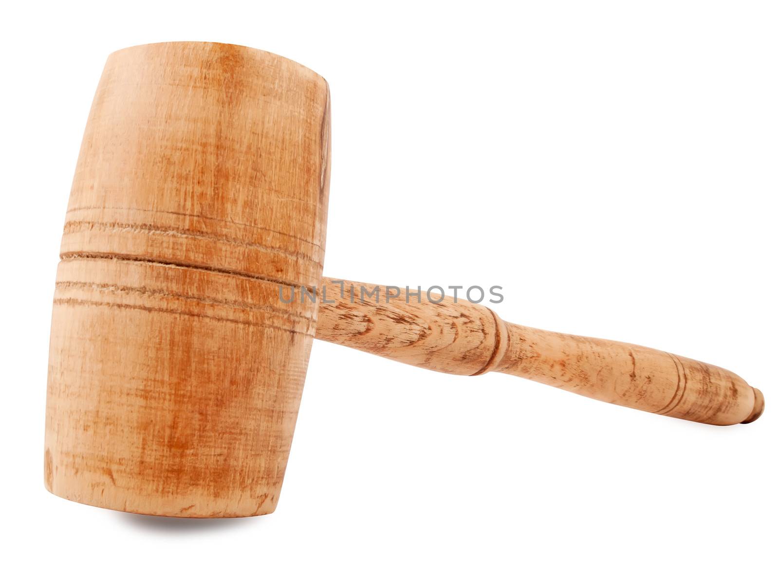 Wooden gavel by sewer12