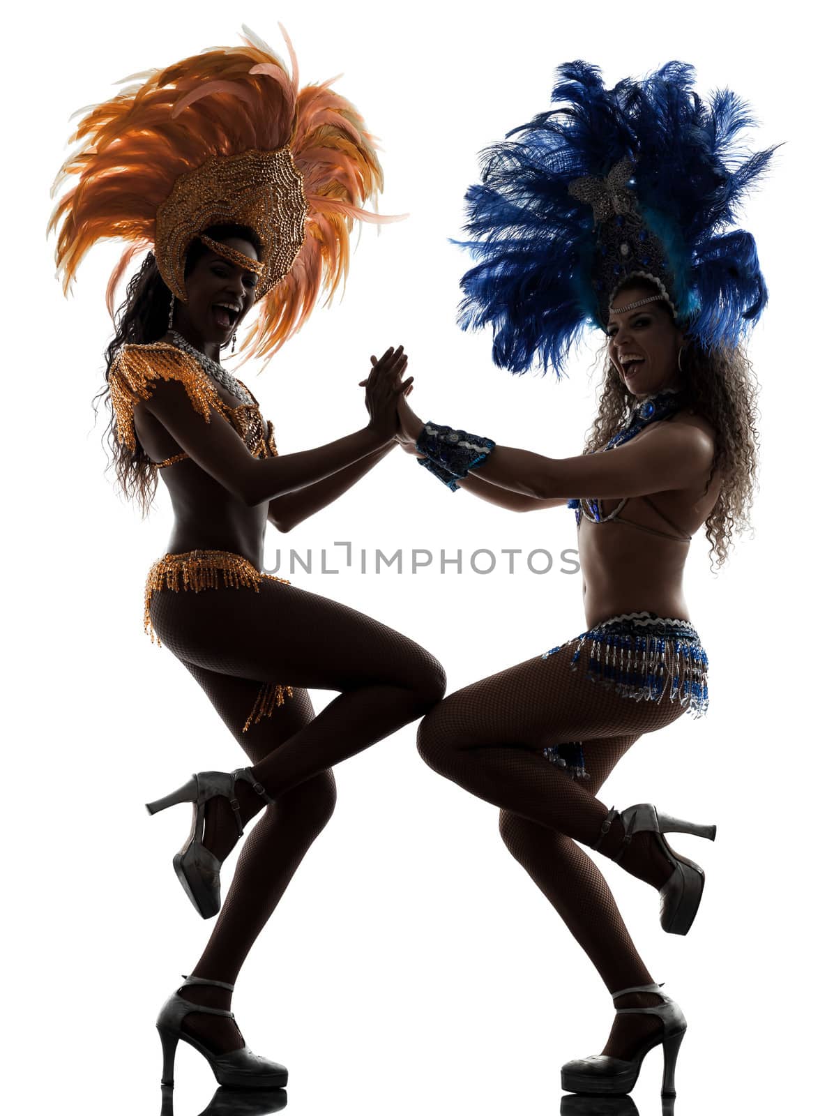 women samba dancer silhouette by PIXSTILL