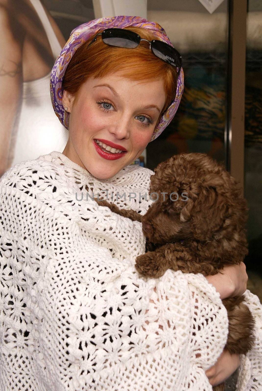 Dana Daurey at the launch of Last Chance for Animals' "Pets & Celebrities" at Pet Mania, Burbank, CA 11-15-03