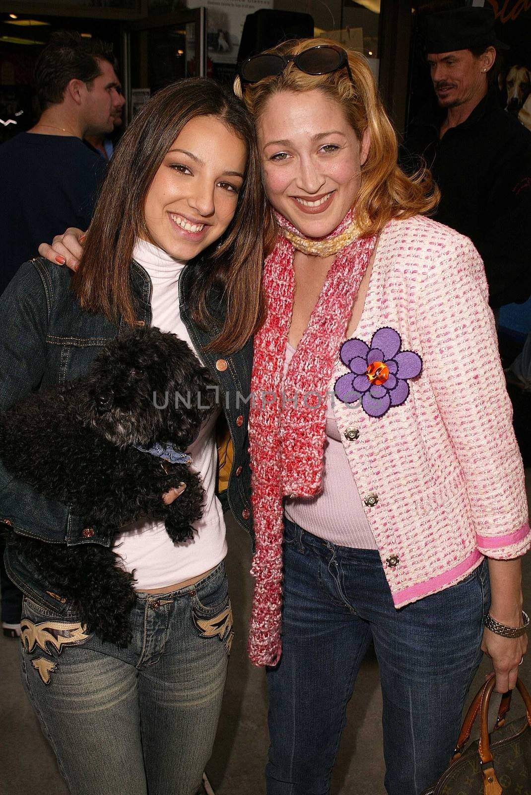 Vanessa Lengies and Jennifer Blanc at the launch of Last Chance for Animals' "Pets & Celebrities" at Pet Mania, Burbank, CA 11-15-03