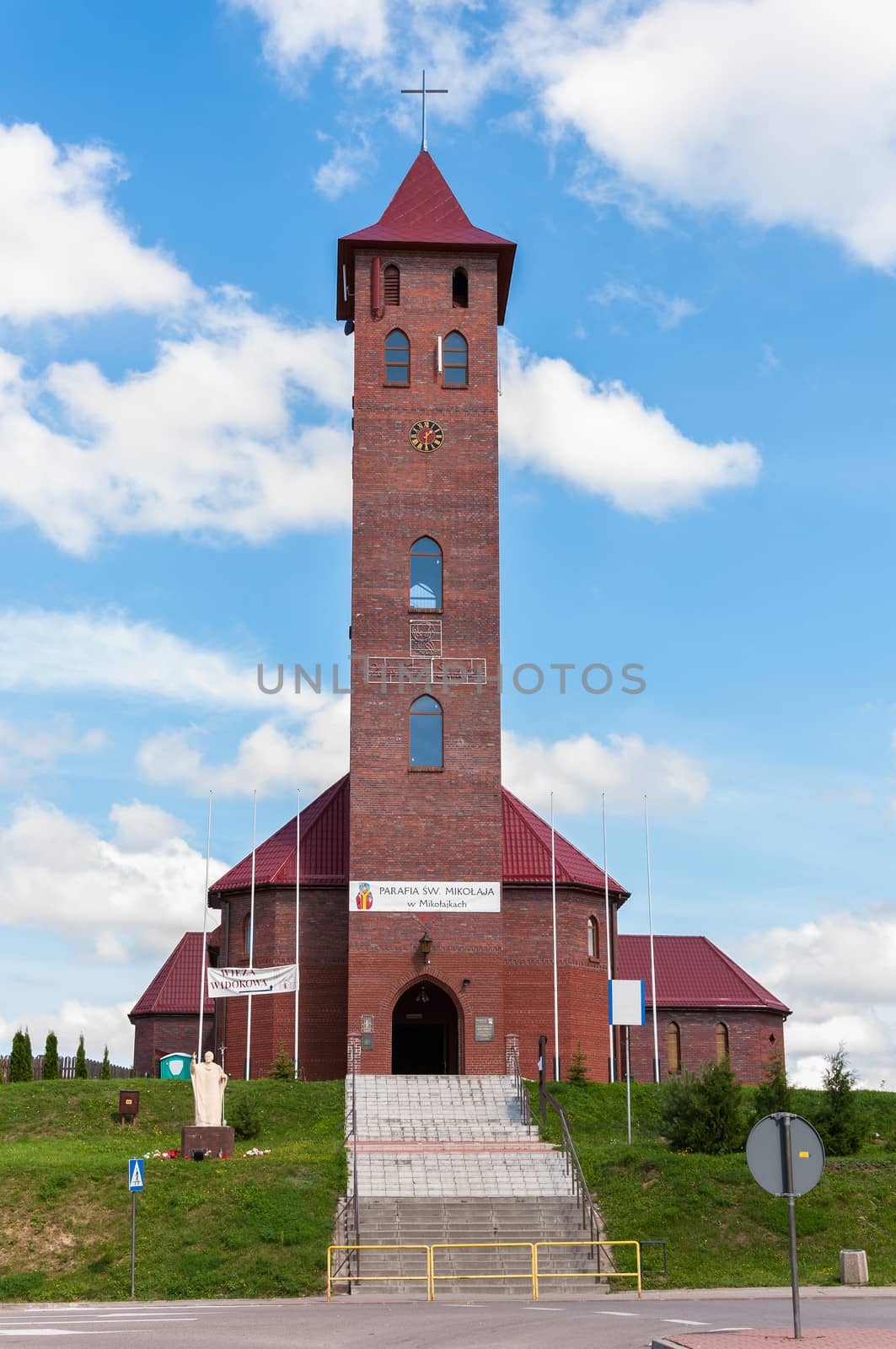 St. Nicholas church in Mikolajki by mkos83