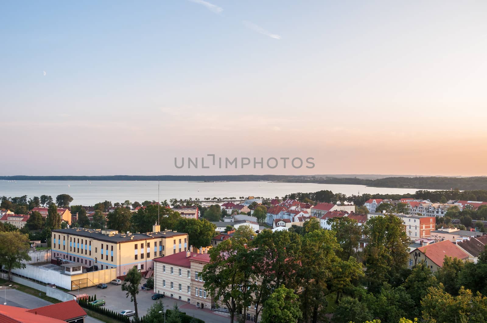 Panorama of Gizcyko with Niegocin Lake by mkos83