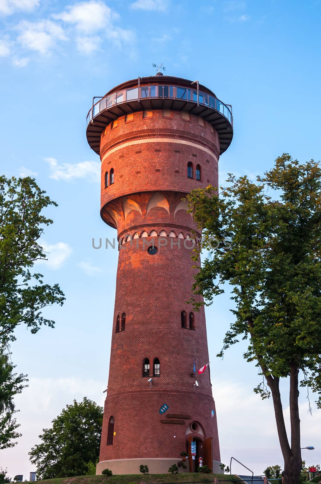 The Water Tower, Gizycko in the Masurian Lakes district of northern Poland