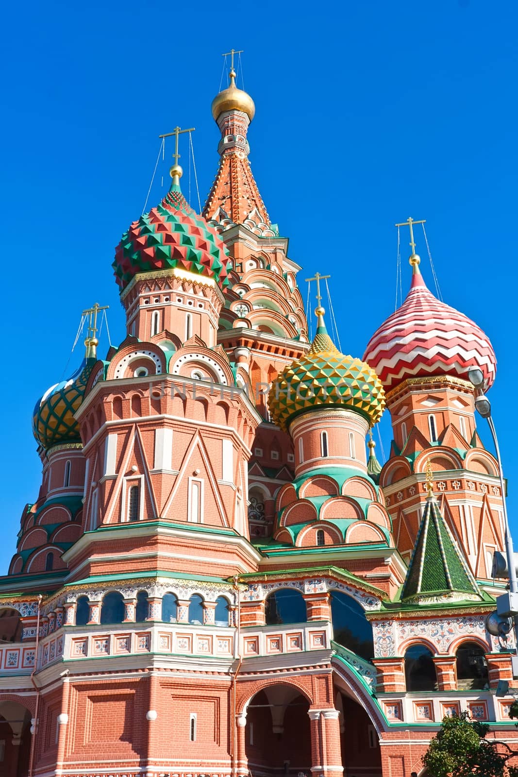 Saint Basil Cathedral at Red Square, Moscow Kremlin, Russia.