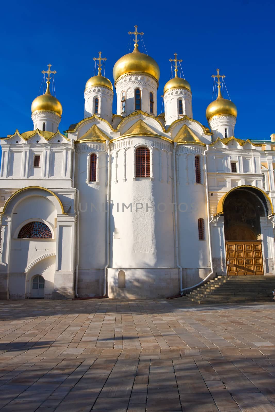 Beautiful Annunciation Cathedral in Moscow Kremlin, Russia