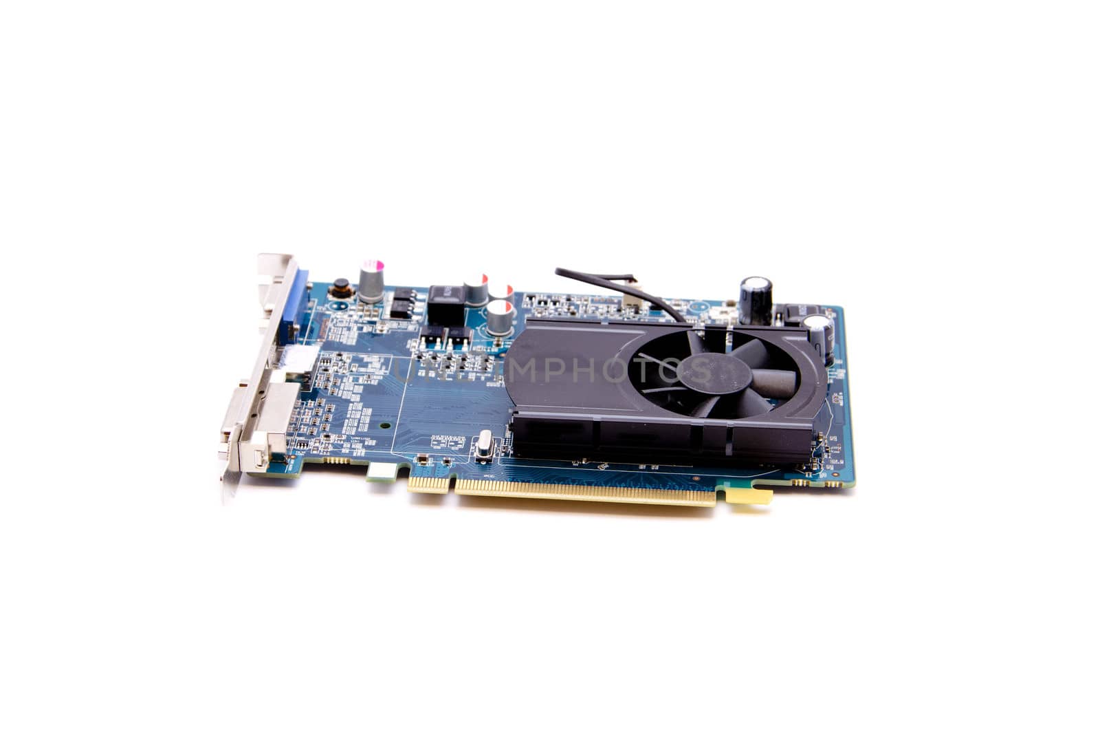 Graphic Card on white background