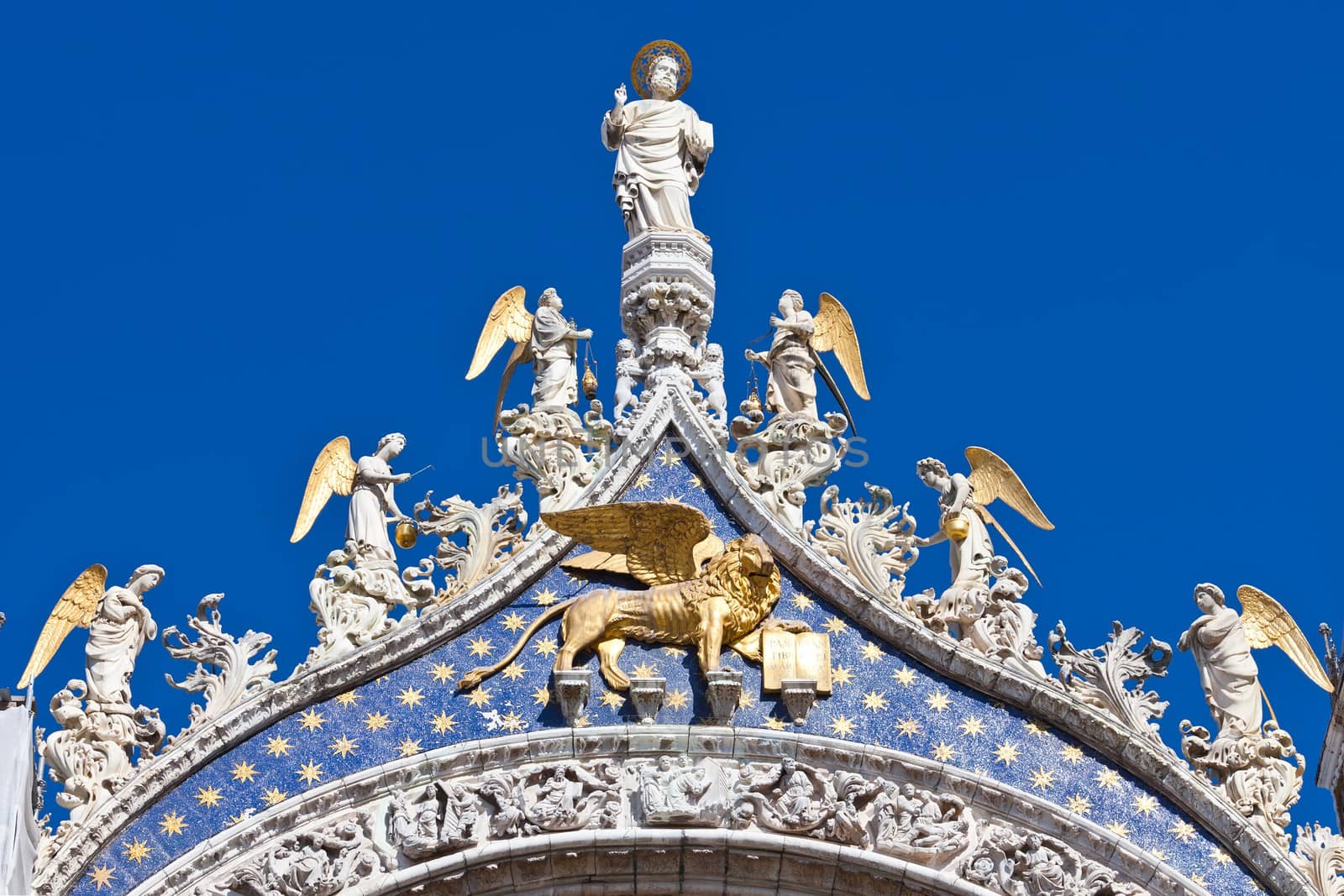 Famous San Marco Cathedral  in Venice, Italy