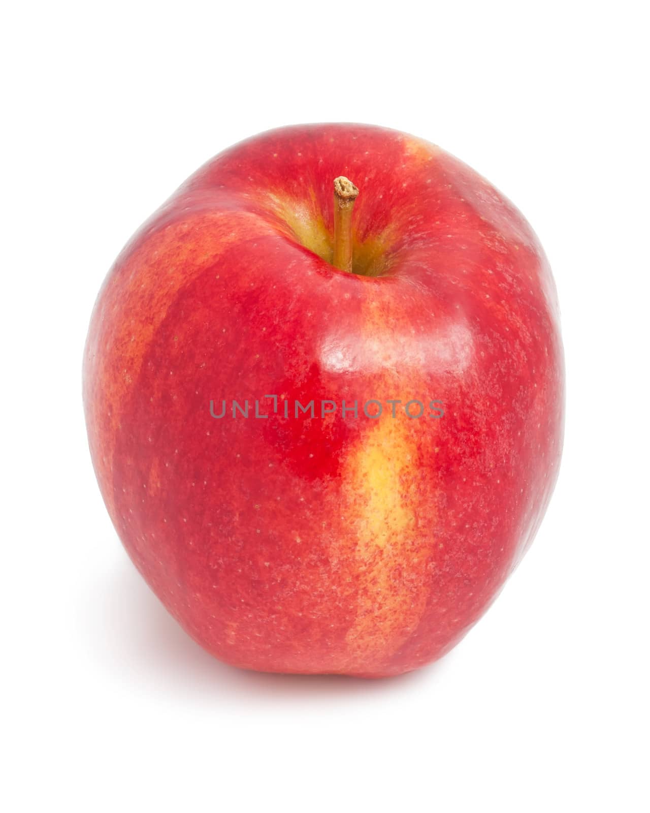 Nice fresh apple isolated on white background