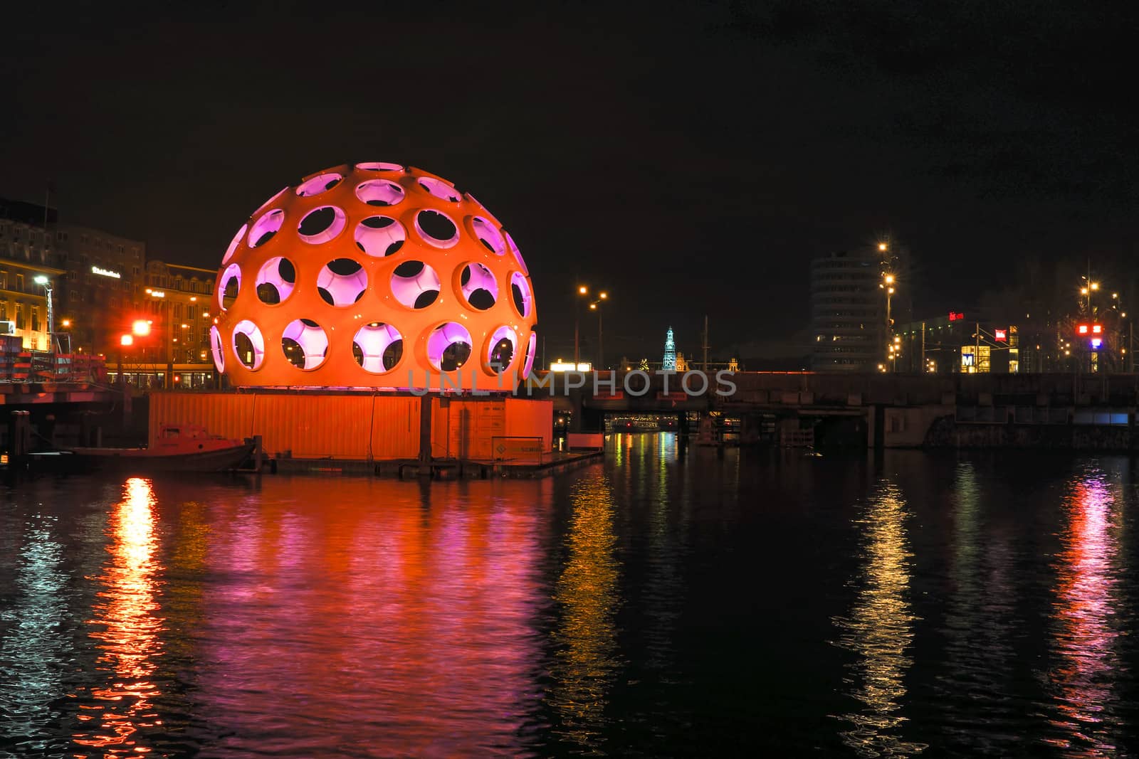 AMSTERDAM,THE NETHERLANDS-DECEMBER 26: Festival of Light, december 26 2013 in Amsterdam the Netherlands