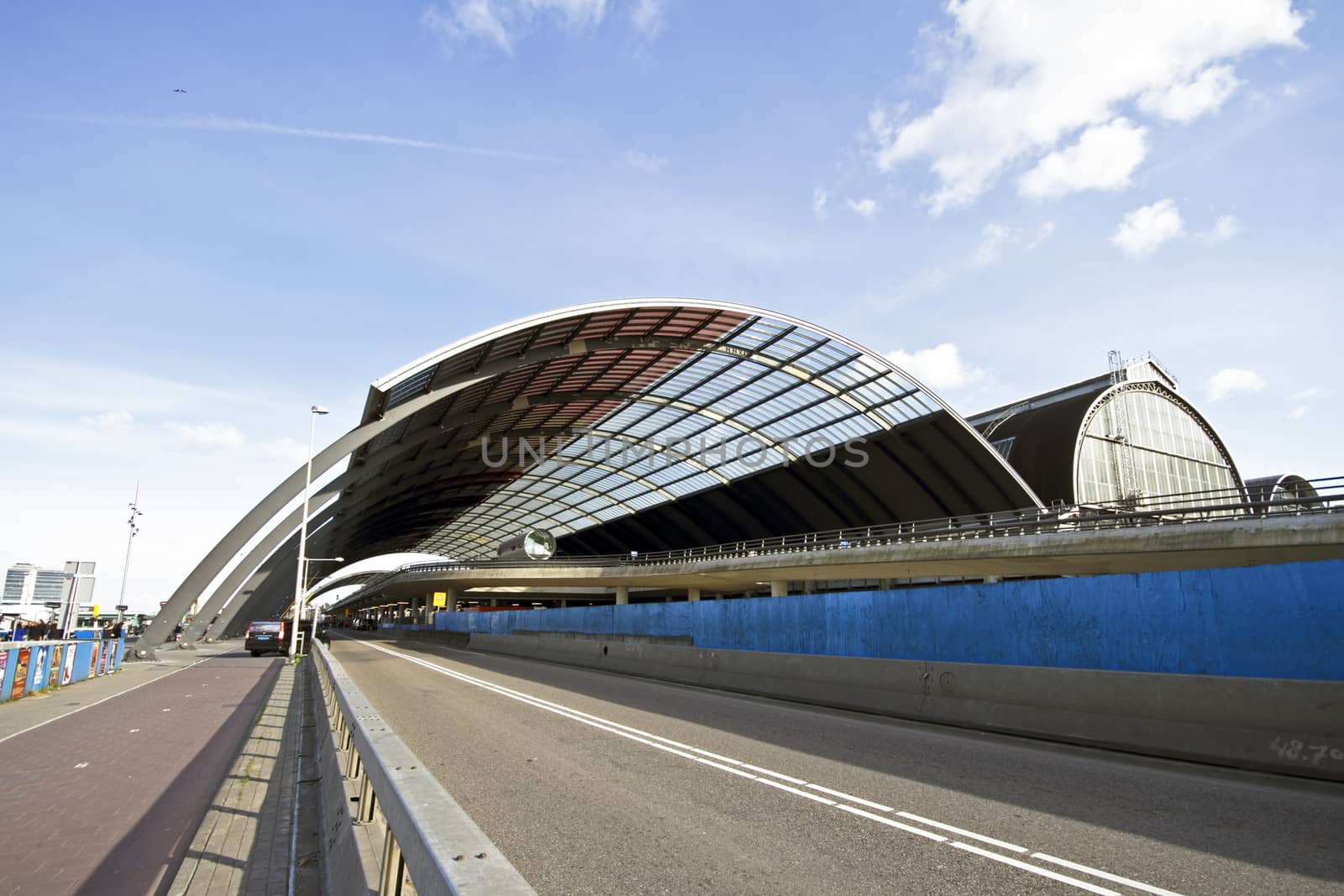 Central station in Amsterdam the Netherlands