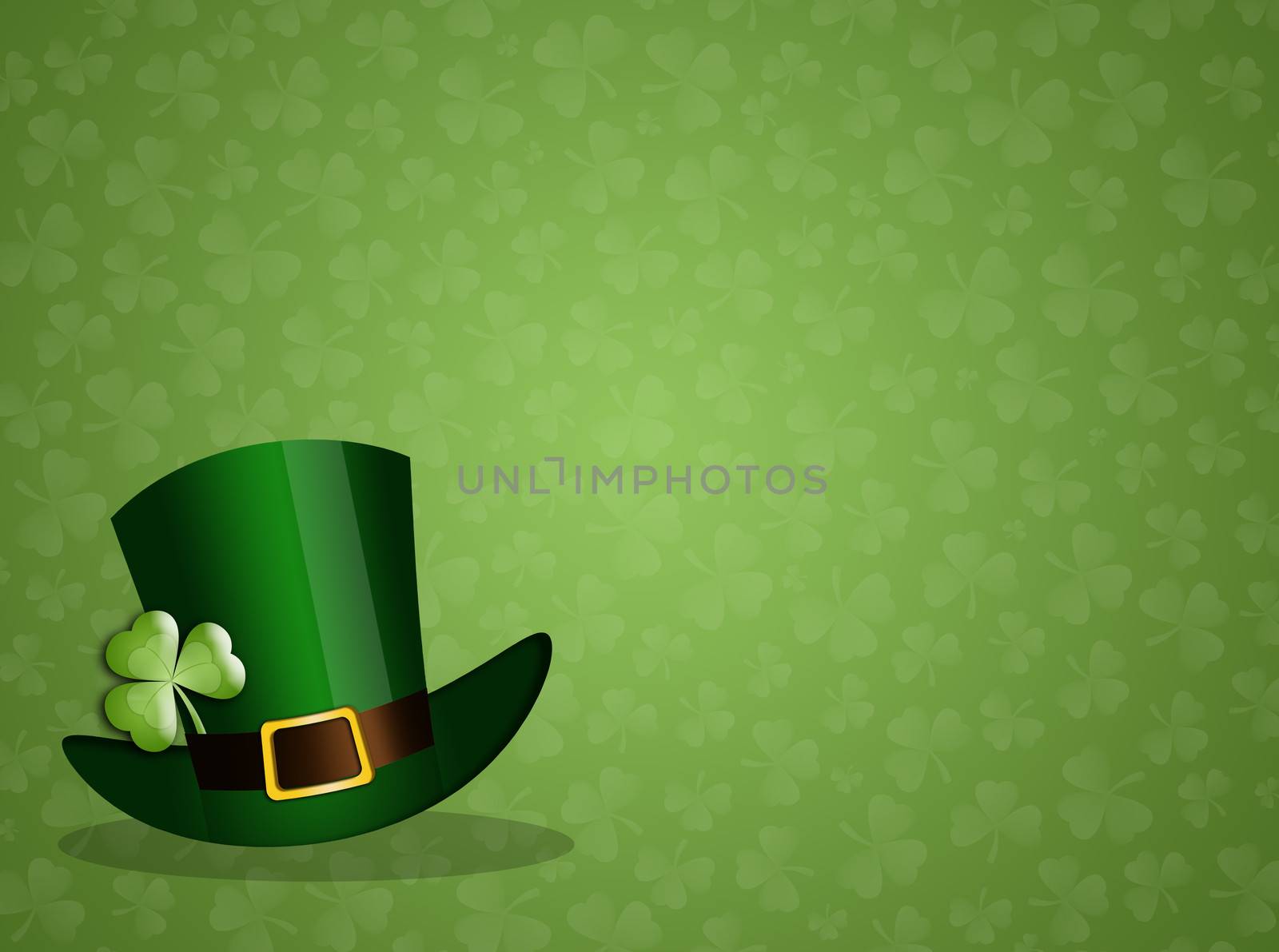 green hat for Happy St. Patrick's Day by sognolucido