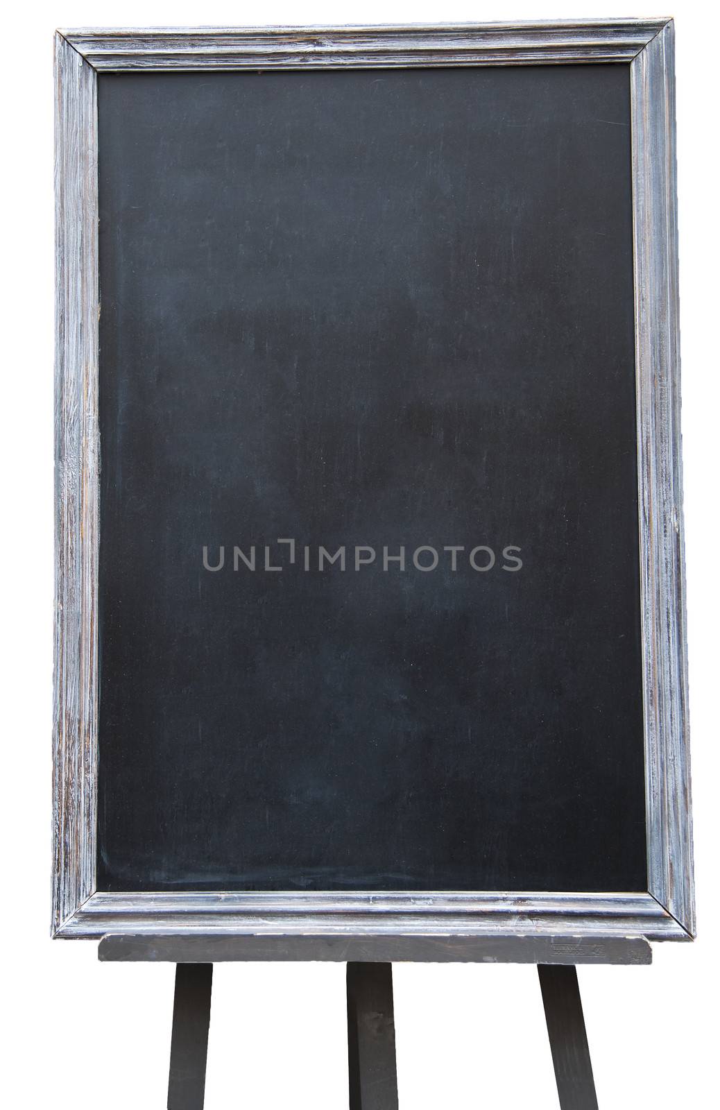 A blackboard isolated on a white background.