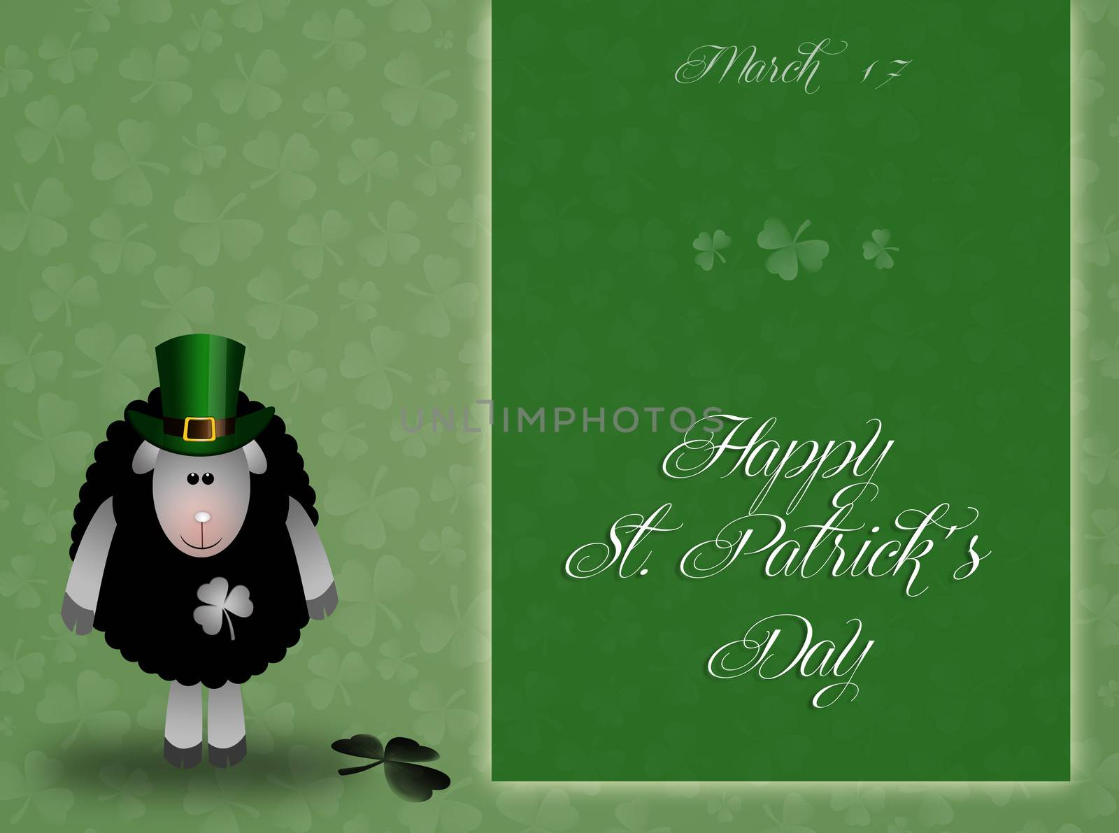 sheep for St. Patrick's Day