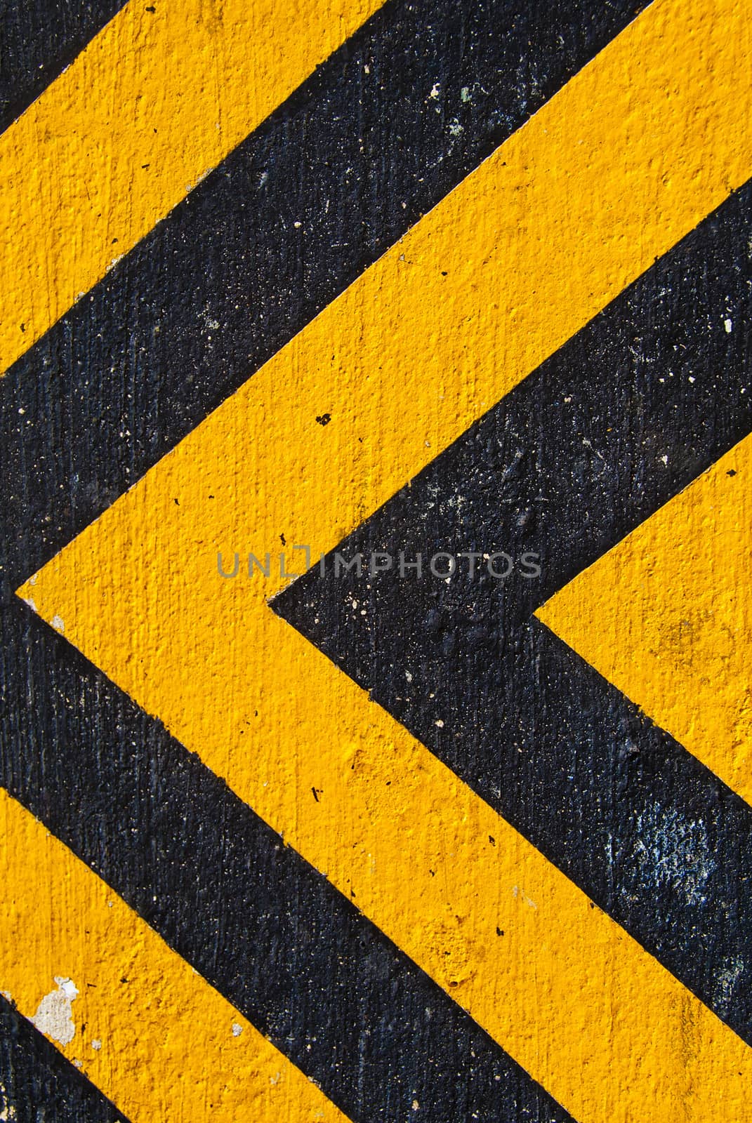 A texture with yellow and black danger strips