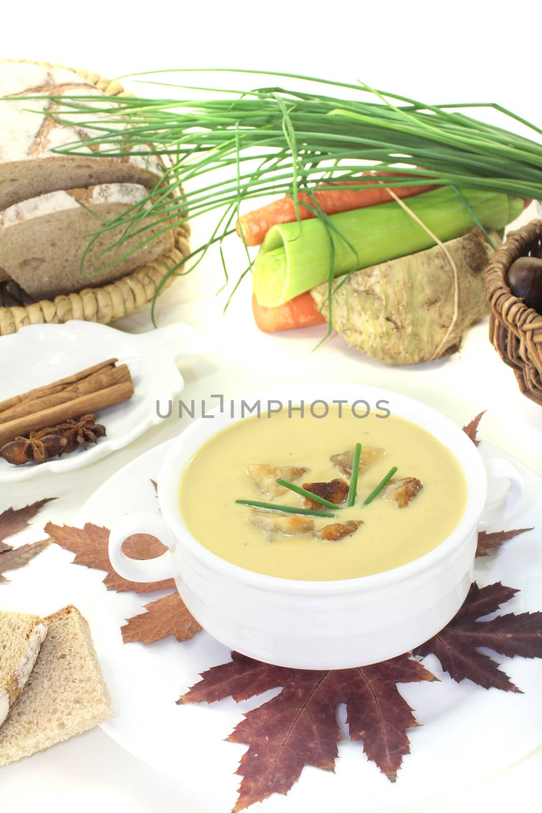 delicious sweet chestnut soup by discovery