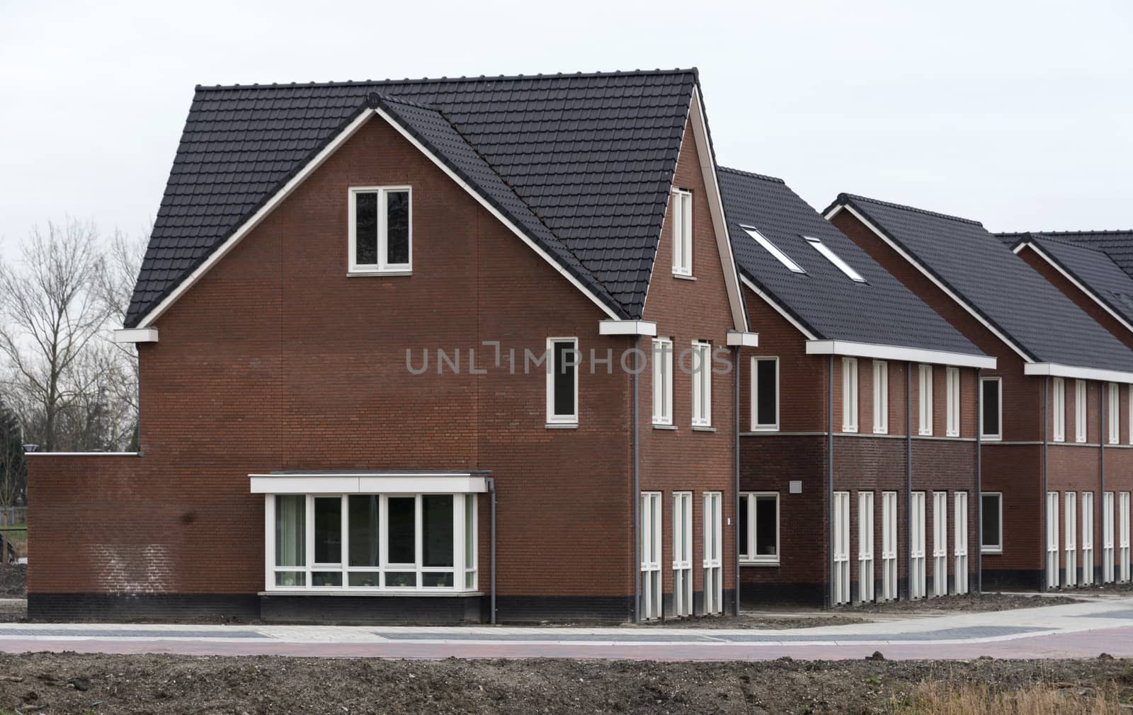 new build houses in holland by compuinfoto