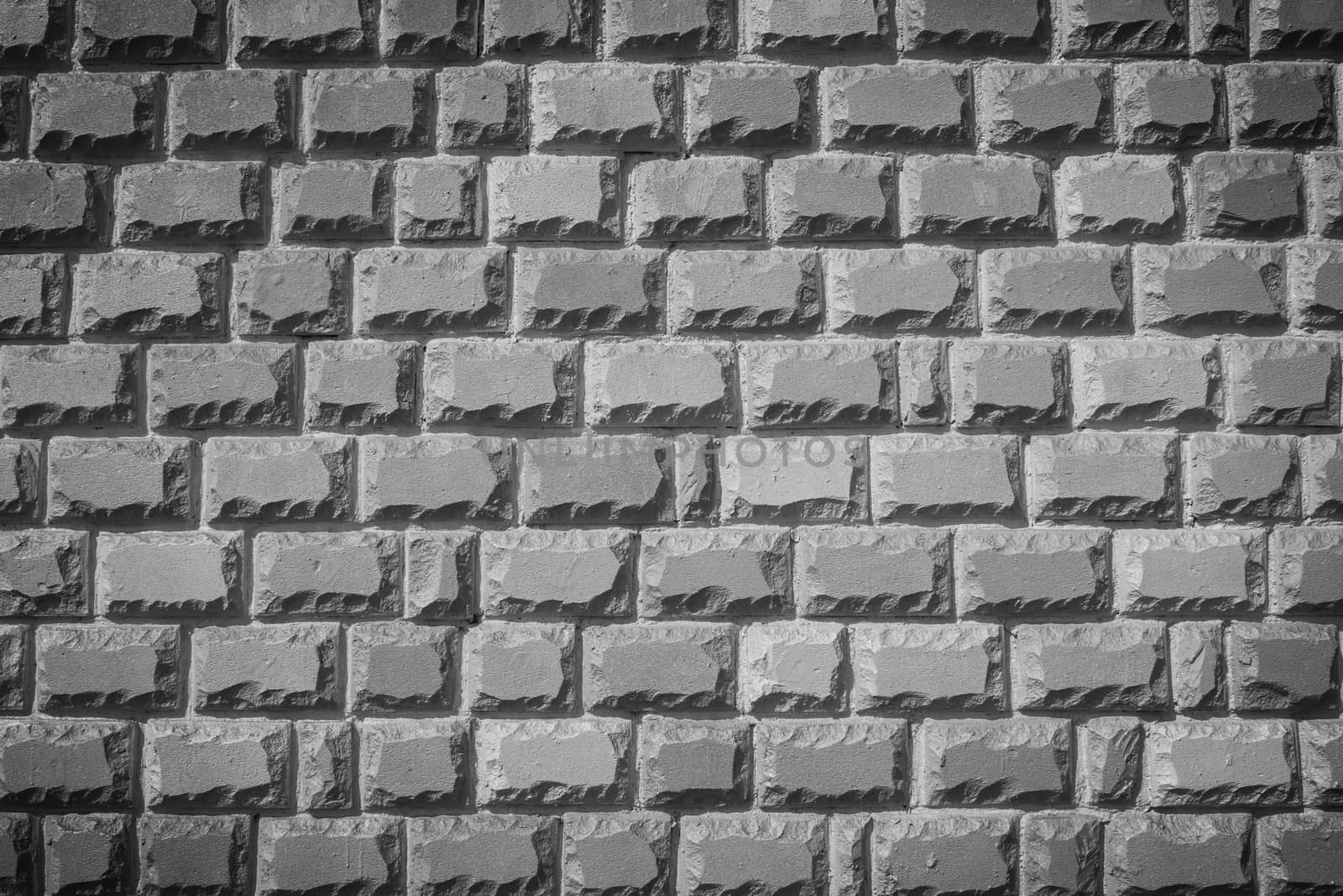 Full color brick wall for background or texture