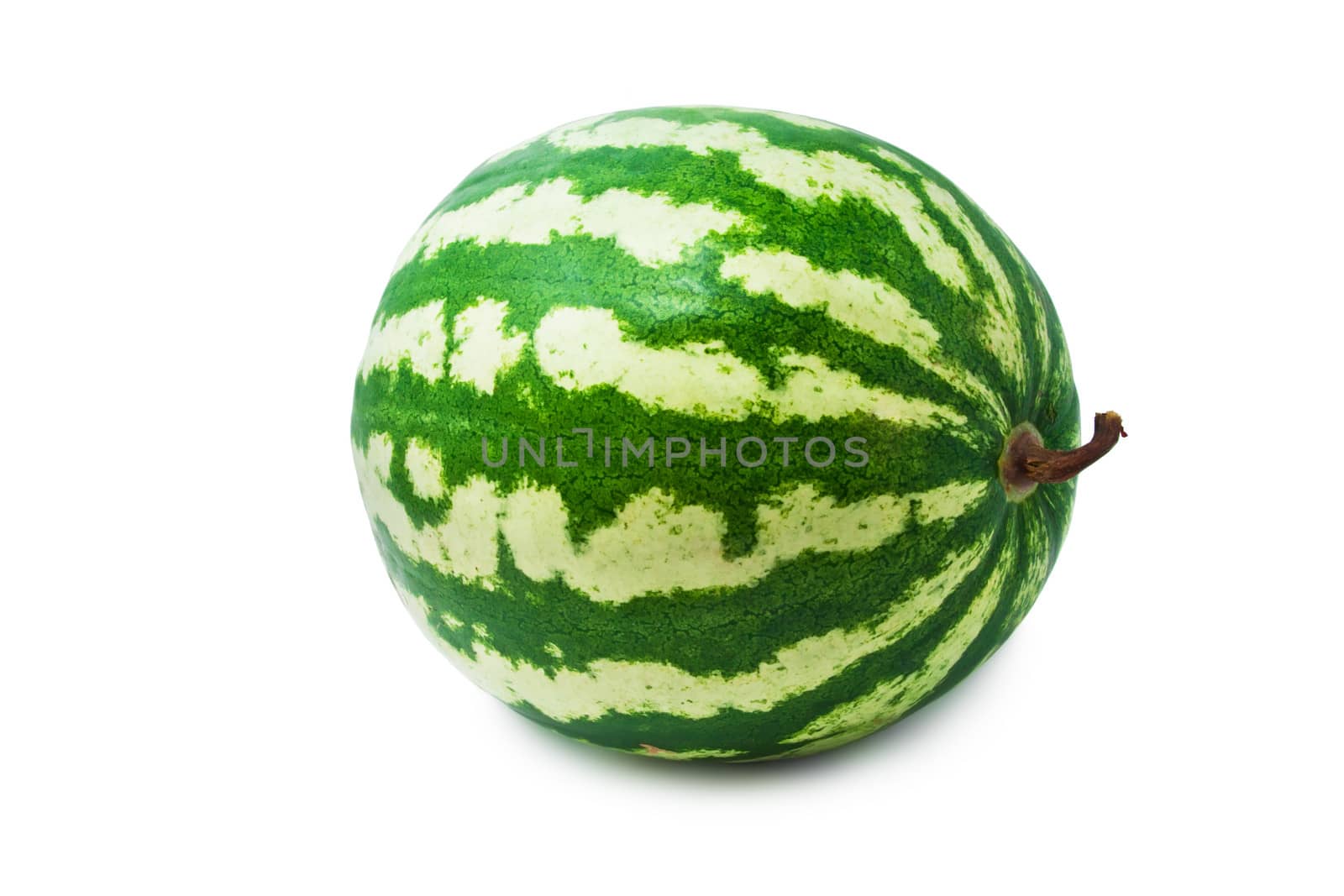 Fresh juicy watermelon isolated on white background