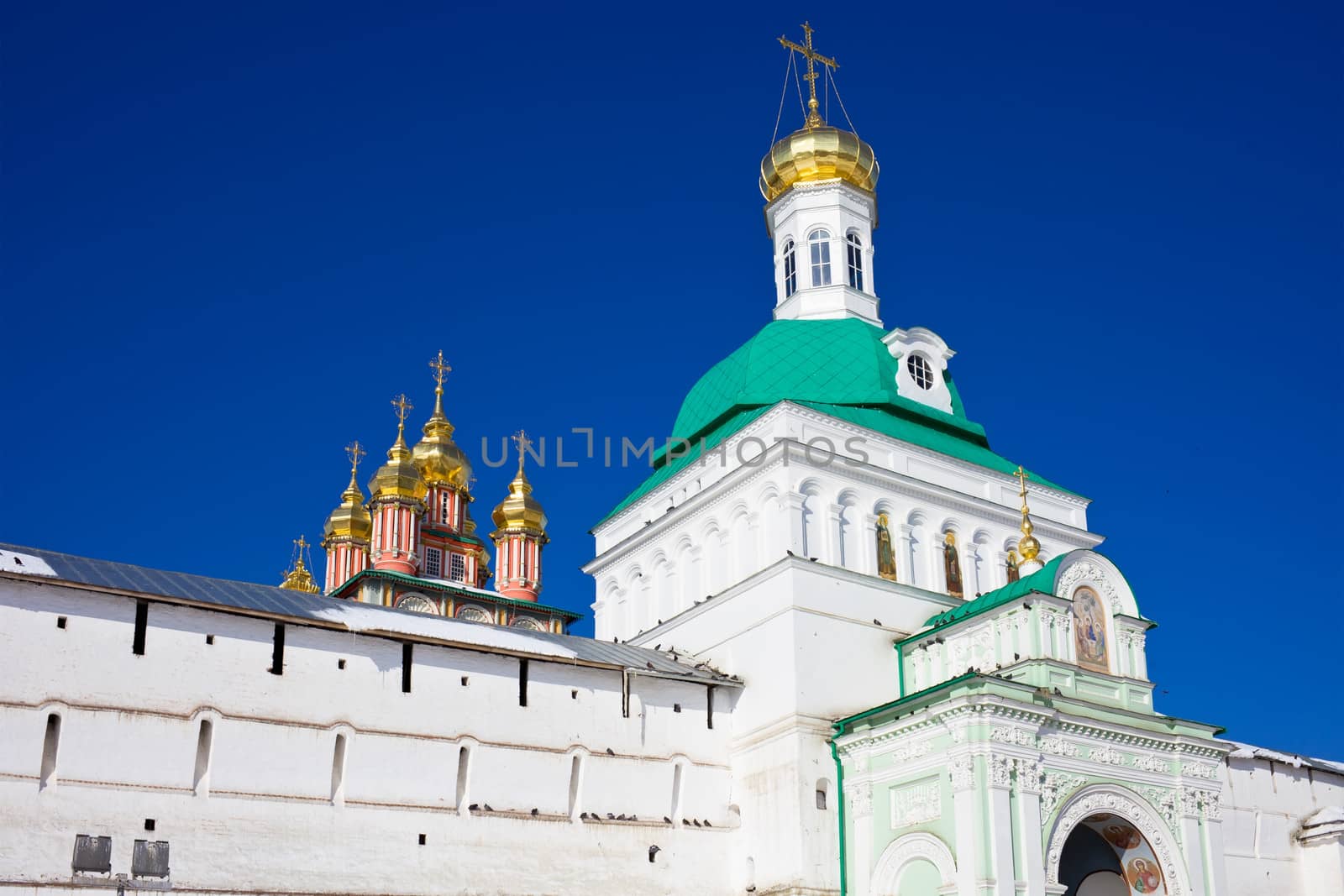 Trinity Sergius Lavra monastery in Sergiev Posad, Russia