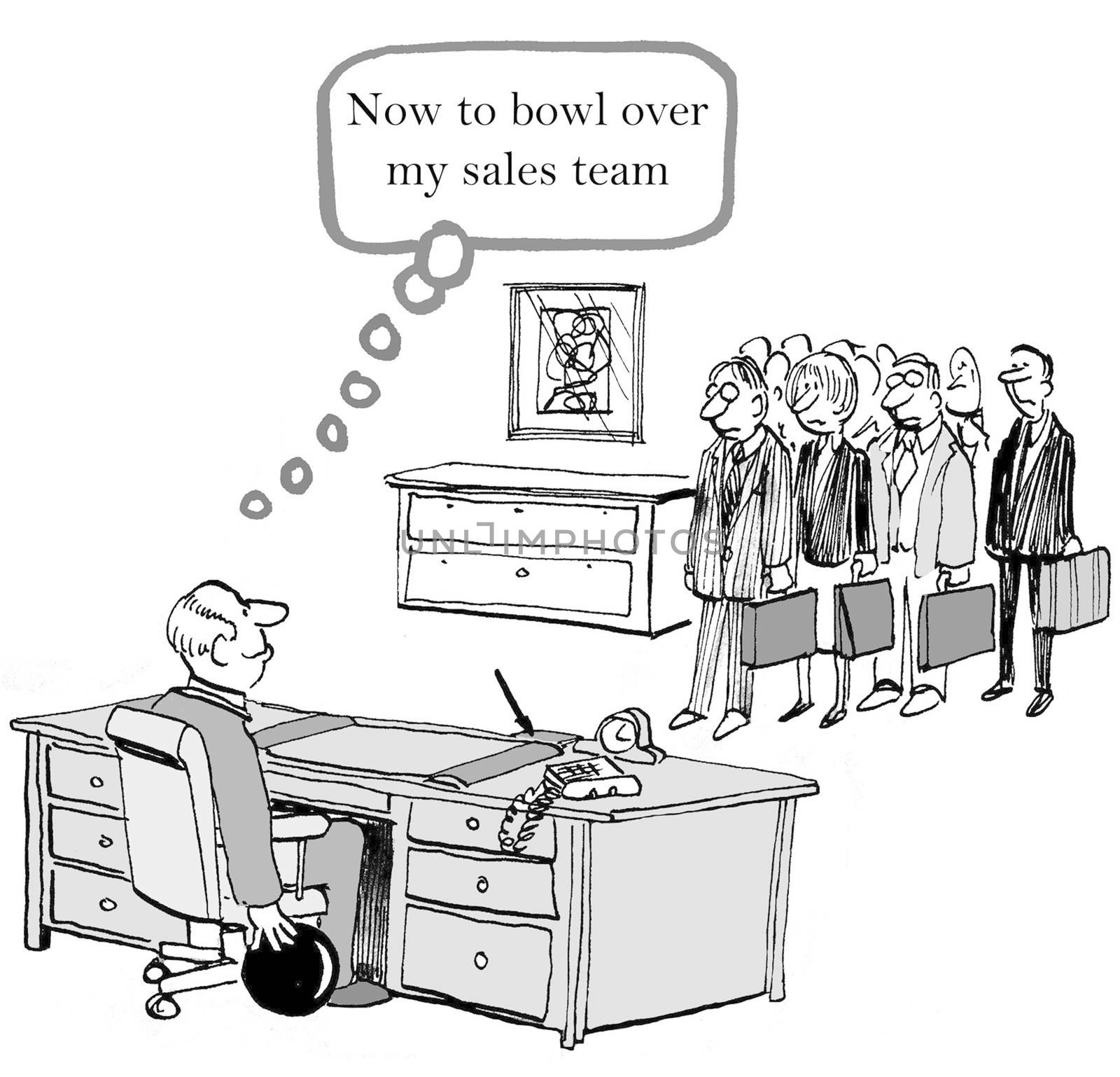 Sales Team by andrewgenn