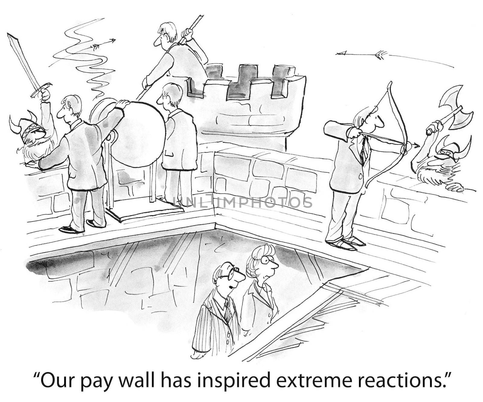 "Our pay wall has inspired extreme reactions."