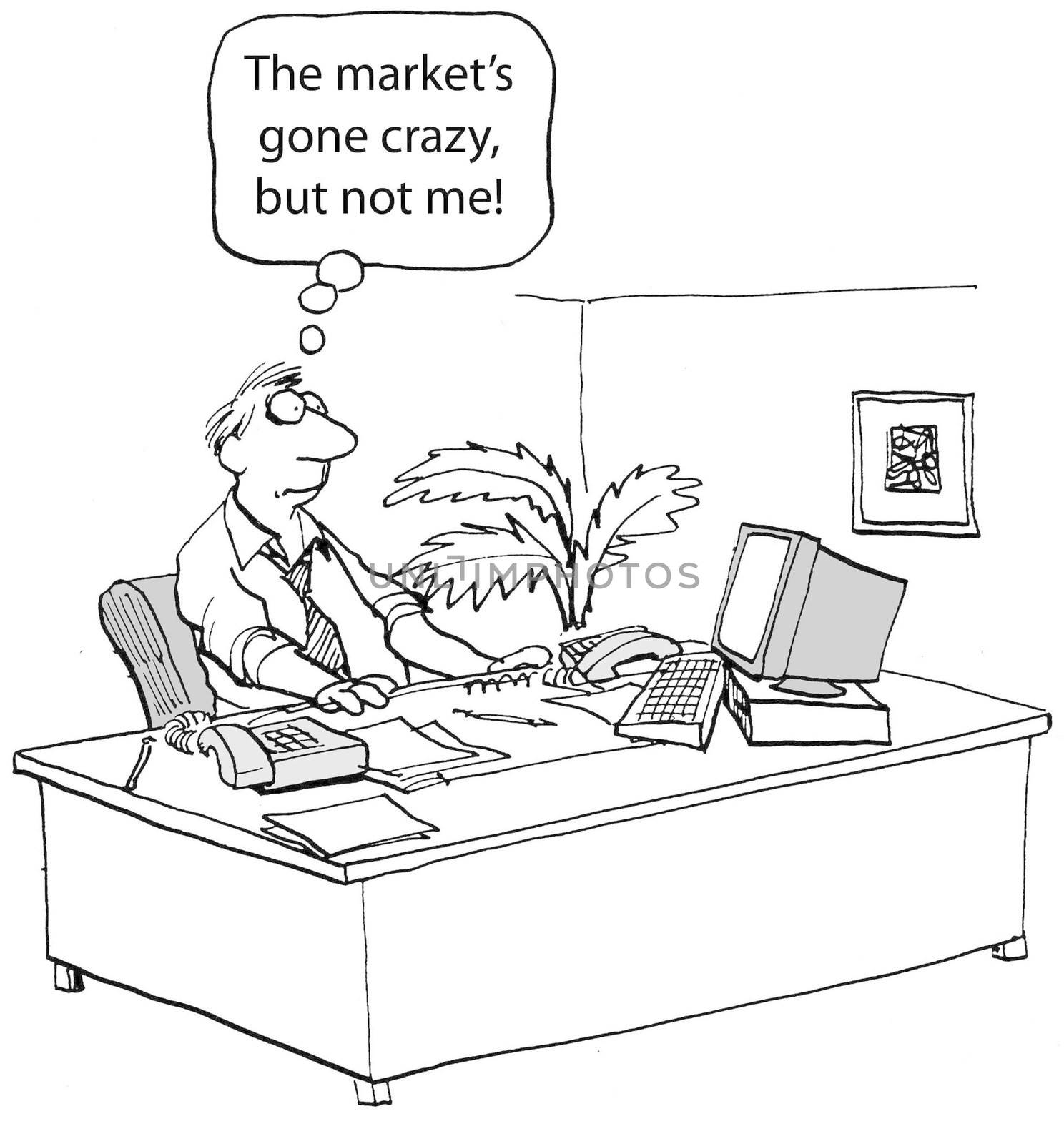 Uncertain Stock Market by andrewgenn
