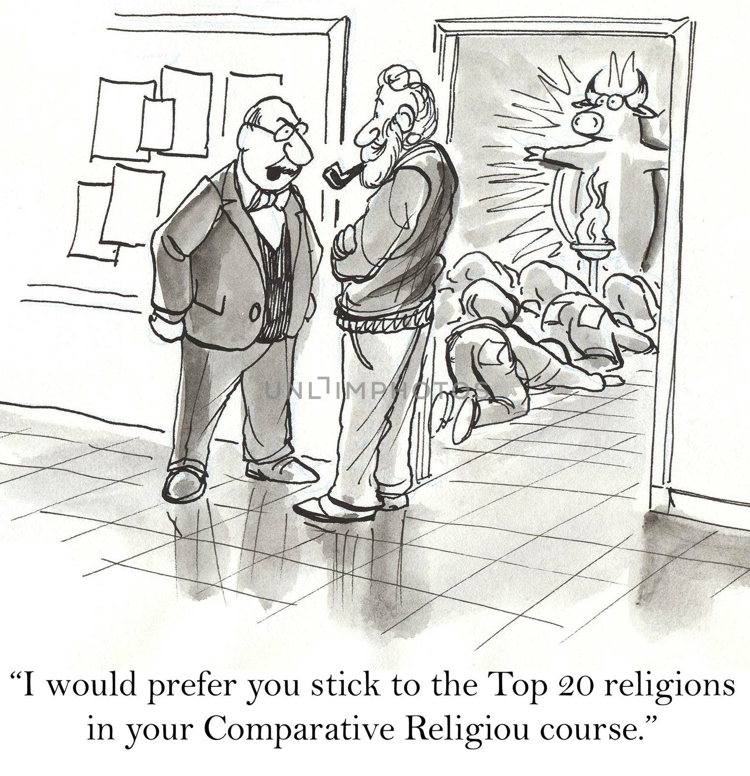 "I would prefer you stick to the Top 20 religions in your Comparative Religions course."