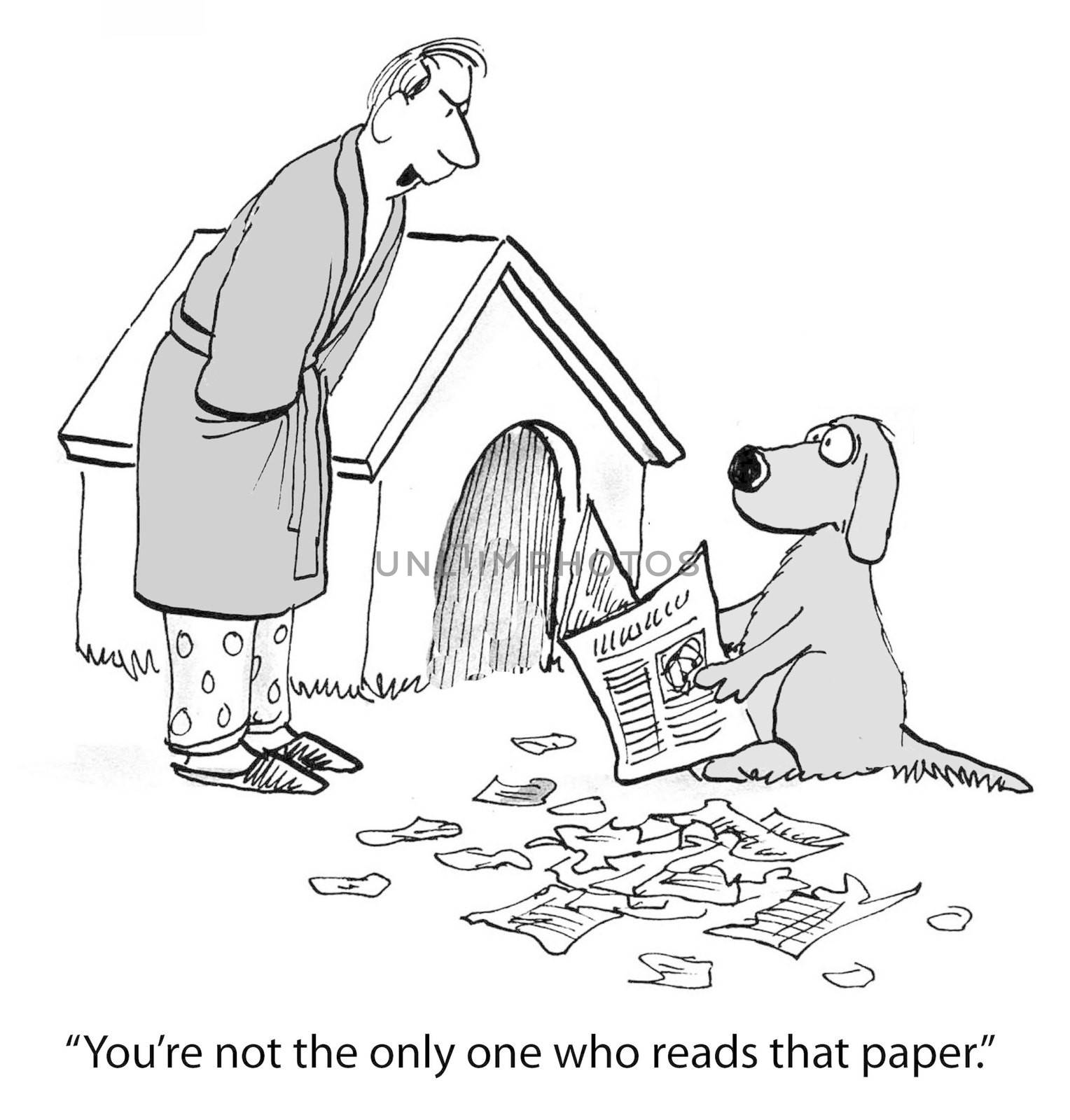 "You're not the only one who reads that paper."