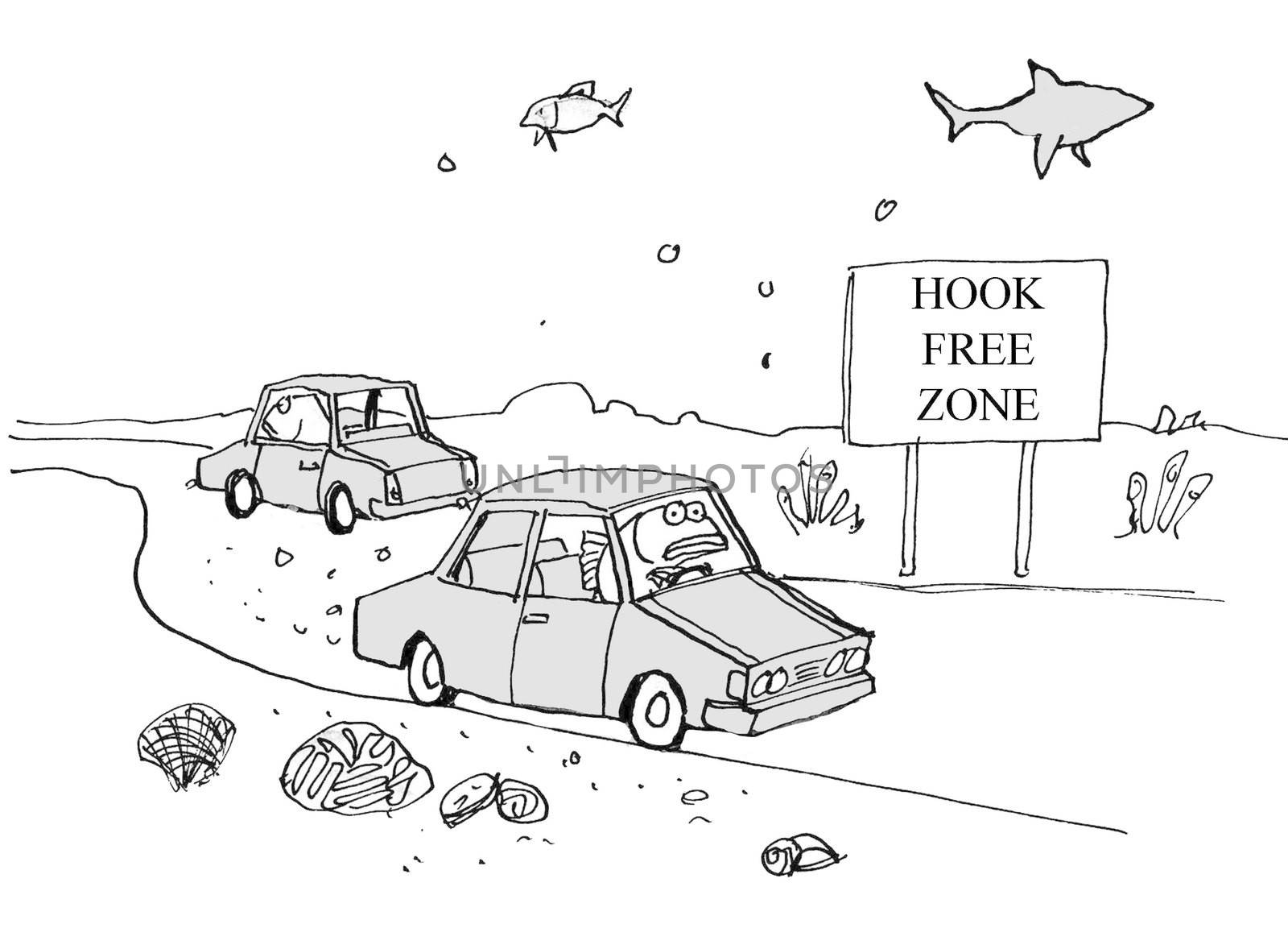 Hook Free Zone. by andrewgenn